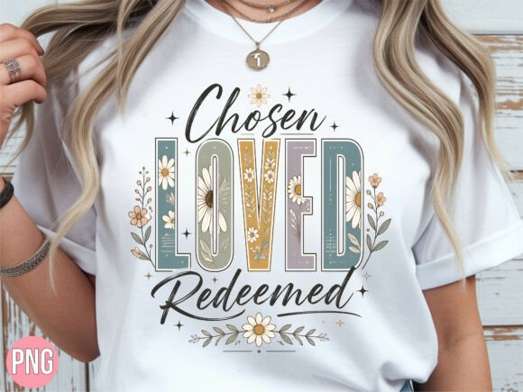 Chosen Loved Redeemed Christian Daisy
