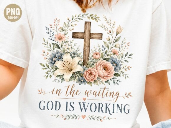 Christian PNG: God Is Working T-Shirt Designs