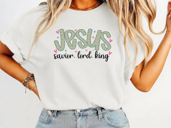 Jesus Brushstroke Religious T-Shirt Designs