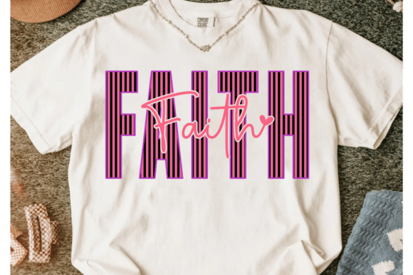 Leopard Faith SVG + Preppy Christian PNG: T-Shirt Designs