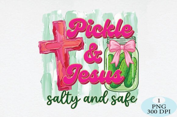 Pickle and Jesus PNG: T-Shirt Designs for Local Branding