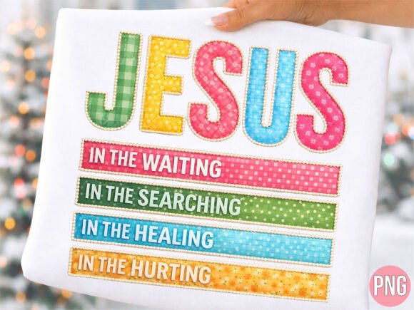 Retro Jesus in the Waiting Christian PNG T-Shirt Designs